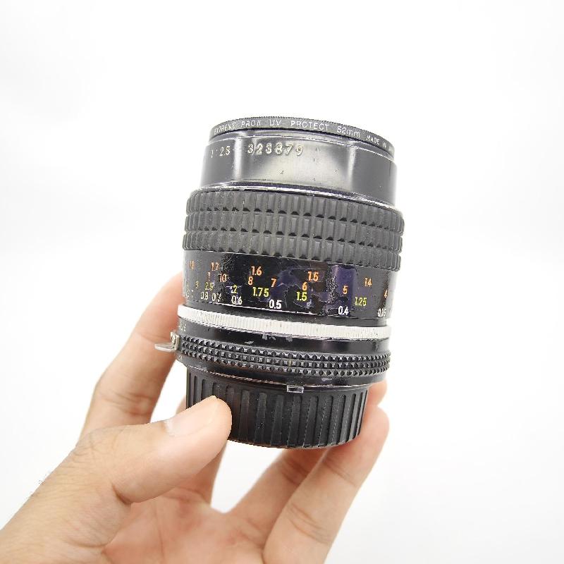 Foto LENSA MANUAL MICRO-NIKKOR 55mm f2.8 NO BOX sn 3879 ke-1