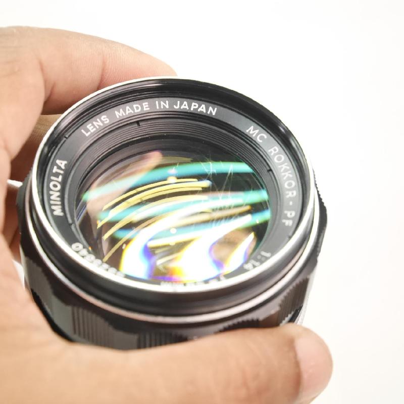 Foto LENSA MINOLTA MC ROKKOR PF 58mm f1.4 kode 5640 ke-7
