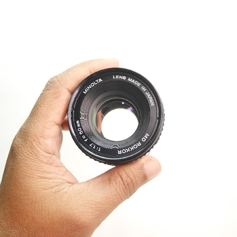 Foto LENSA MINOLTA MD ROKKOR 50mm f1.7 kode 0063 ke-4