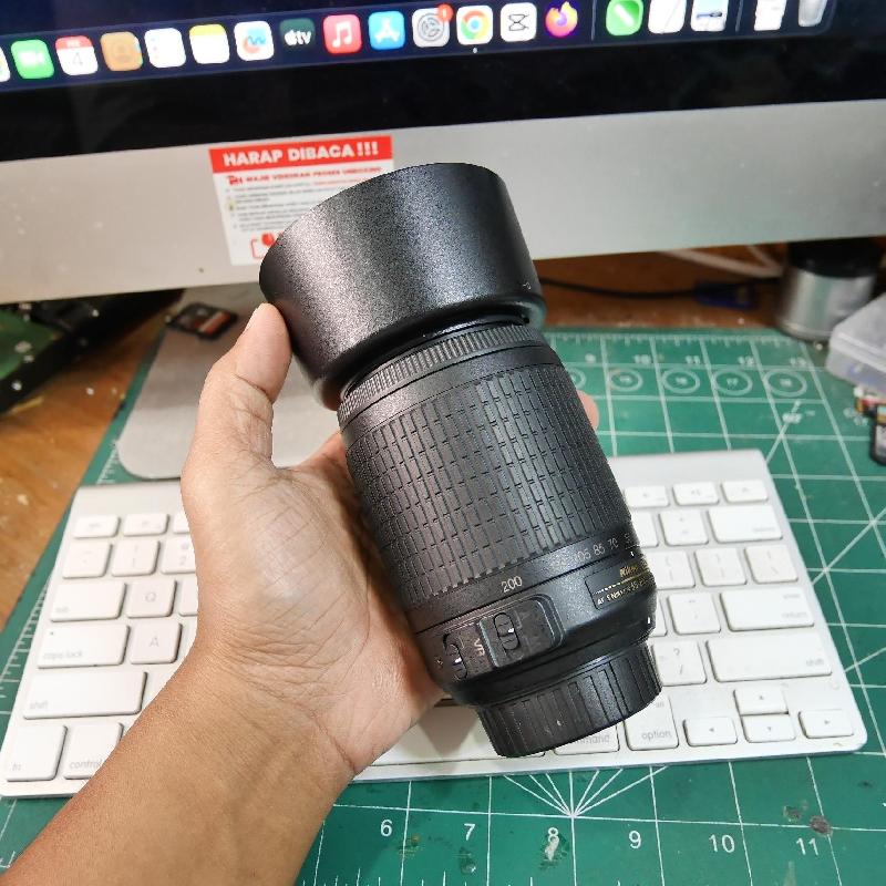 Foto LENSA NIKON 55-200mm G VR ED kode 5984 ke-2
