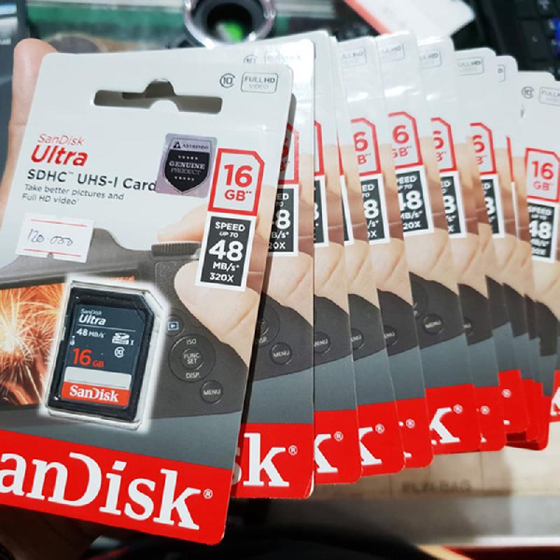Foto Memory SANDISK Ultra 16 Gb 48MB/s class 10 NEW Original Sandisk ke-1