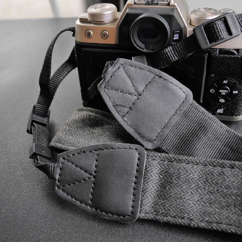 Foto NECK STRAP Cotton Wash DSLR Atau MIRRORLESS WARNA GRAY ke-2