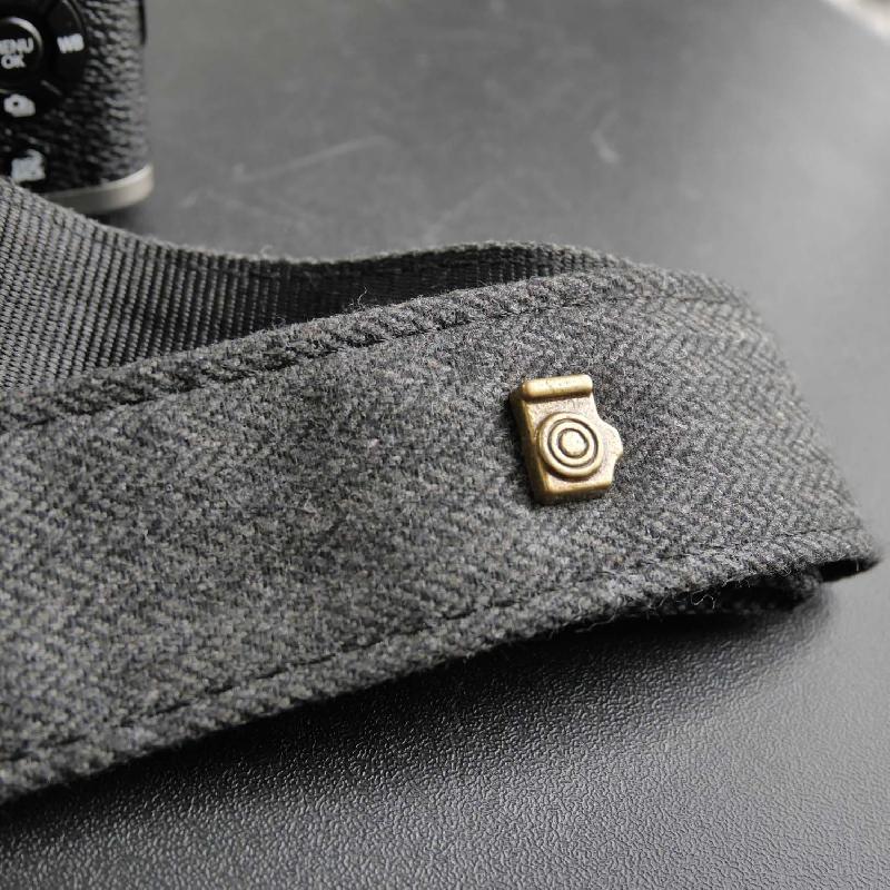 Foto NECK STRAP Cotton Wash DSLR Atau MIRRORLESS WARNA GRAY ke-3