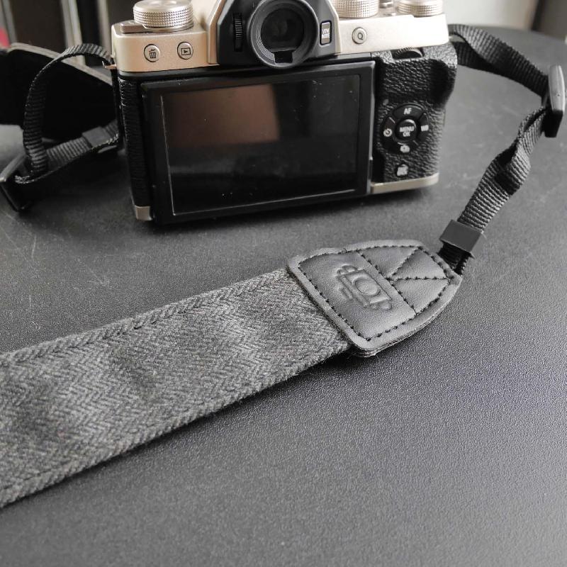Foto NECK STRAP Cotton Wash DSLR Atau MIRRORLESS WARNA GRAY ke-4