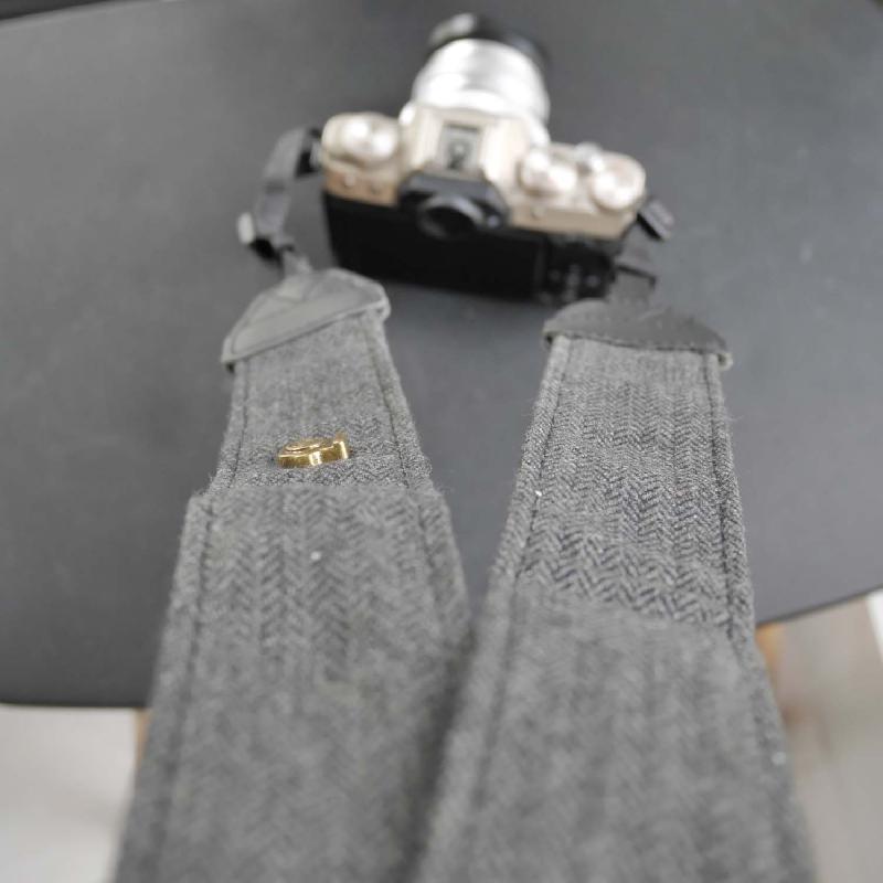Foto NECK STRAP Cotton Wash DSLR Atau MIRRORLESS WARNA GRAY ke-5