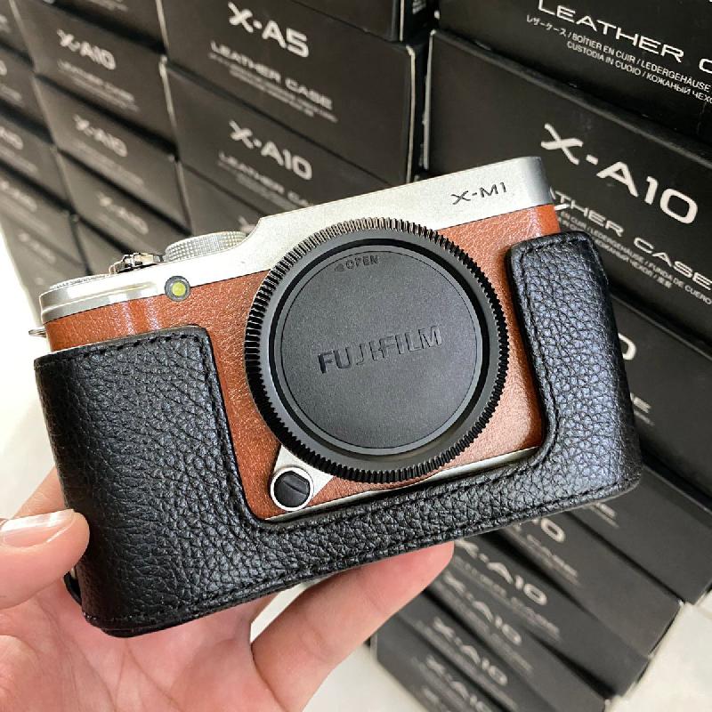 Foto LEATHER CASE FOR FUJIFILM X-M1 / X-A1 / X-A2 / X-A10 / X-A20 / X-A5 ke-4