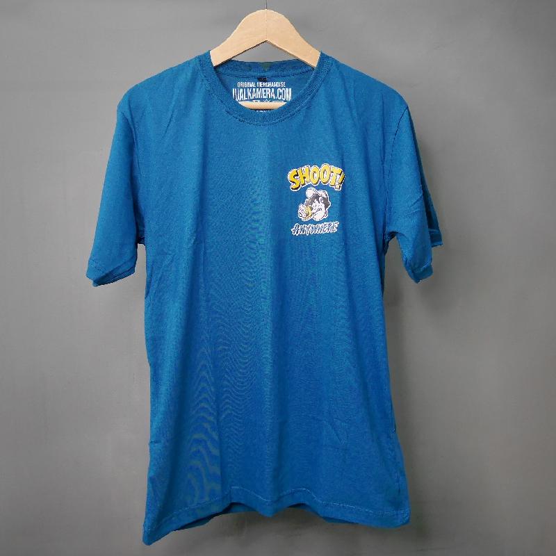 Foto KAOS FOTOGRAFI SHOOT ANYWARE WARNA BIRU